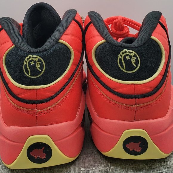 REEBOK QUESTION MID 'HOT ONES' MEN'S SIZE 8 BASKETBALL SNEAKERS (GV7093) RARE - Picture 8 of 10